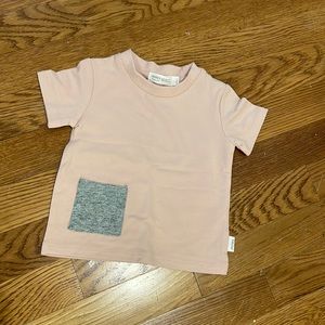 Miles Blush pink t-shirt, 3mo